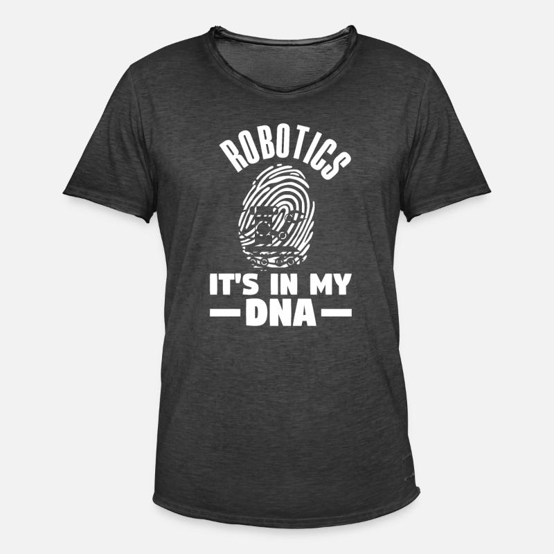 Robotics Robot Programmer - Men's Vintage T-Shirt - washed black