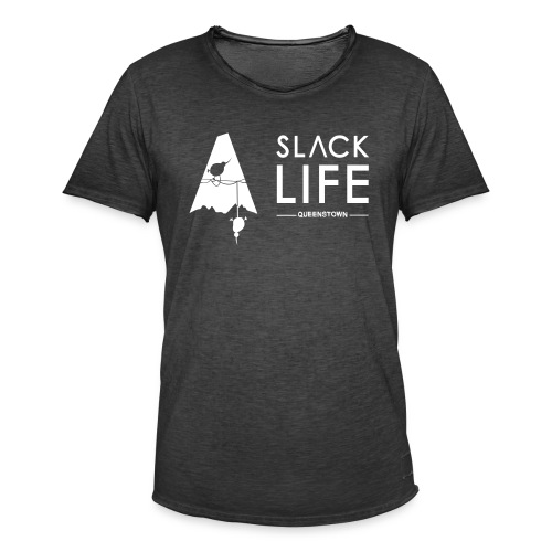 Slack Life Queenstown - T-shirt vintage Homme
