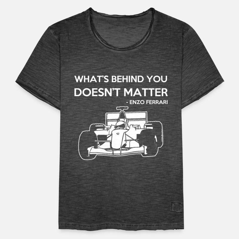 Rennwagen rennen hinter dir Geschenkidee mann Männer Vintage T-Shirt