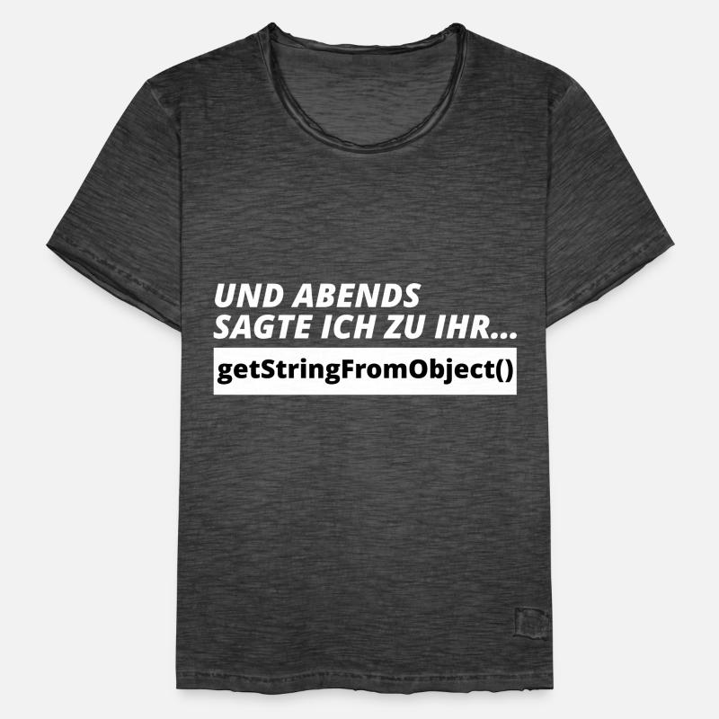 Programmierer Witz Admin Informatiker Spruch Männer Vintage T-Shirt
