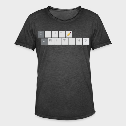 Clue Writing - Männer Vintage T-Shirt