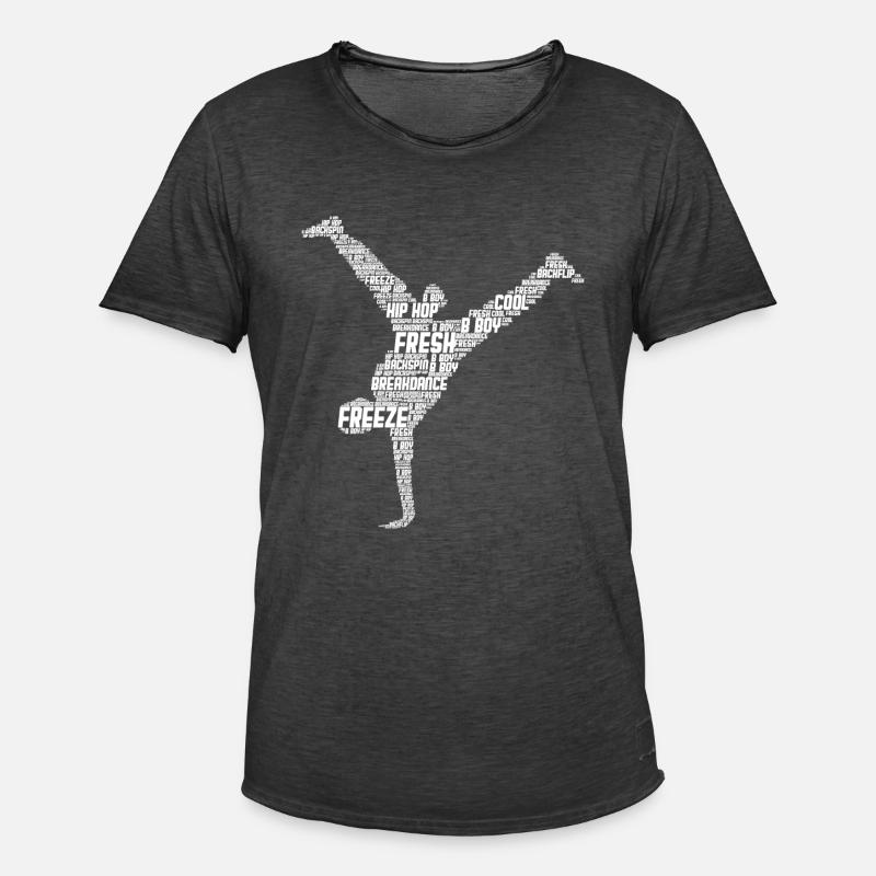 Breakdance Breakdancer Breakdancing - Männer Vintage T-Shirt - Vintage Schwarz