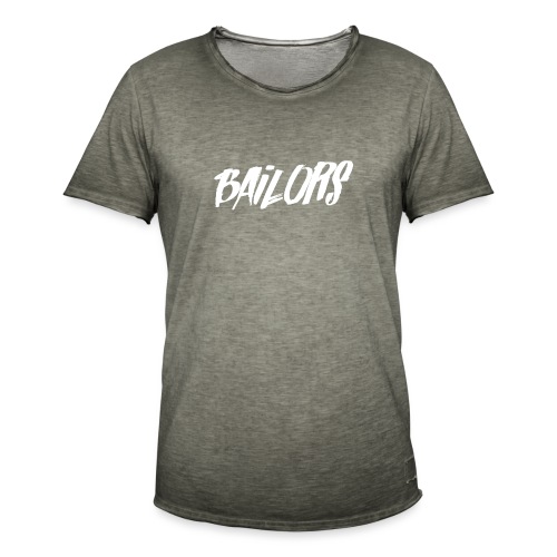 Bailors Painted white - Mannen Vintage T-shirt