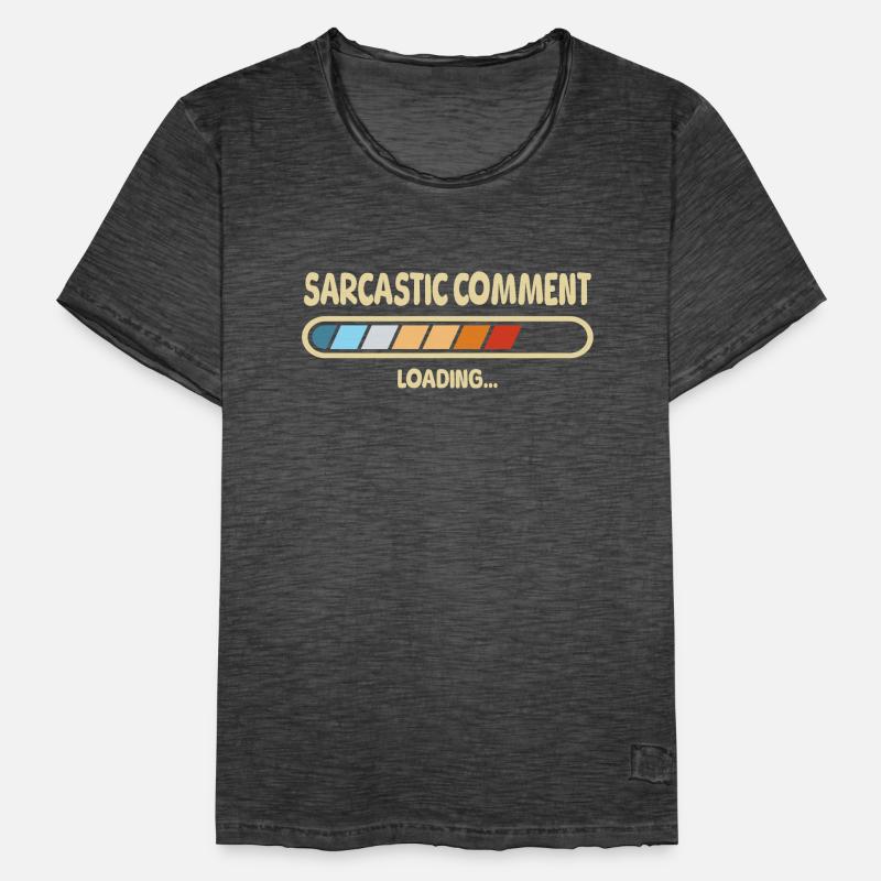 Sarcastic Comment Loading Men's Vintage T-Shirt