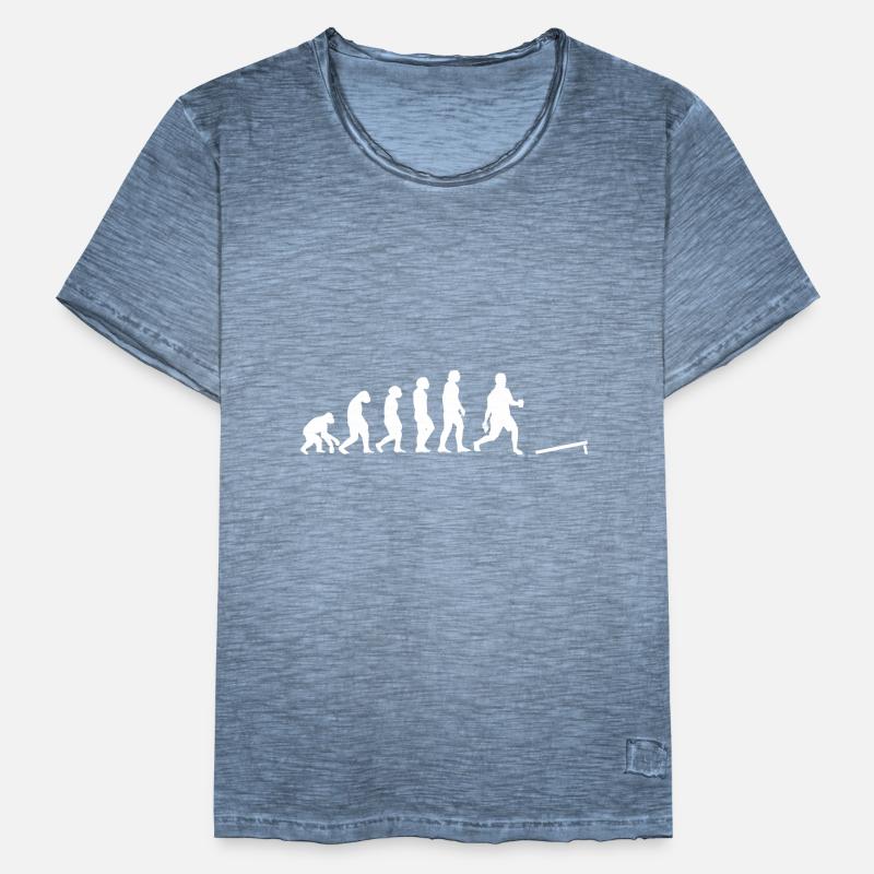Cornhole Evolution Männer Vintage T-Shirt