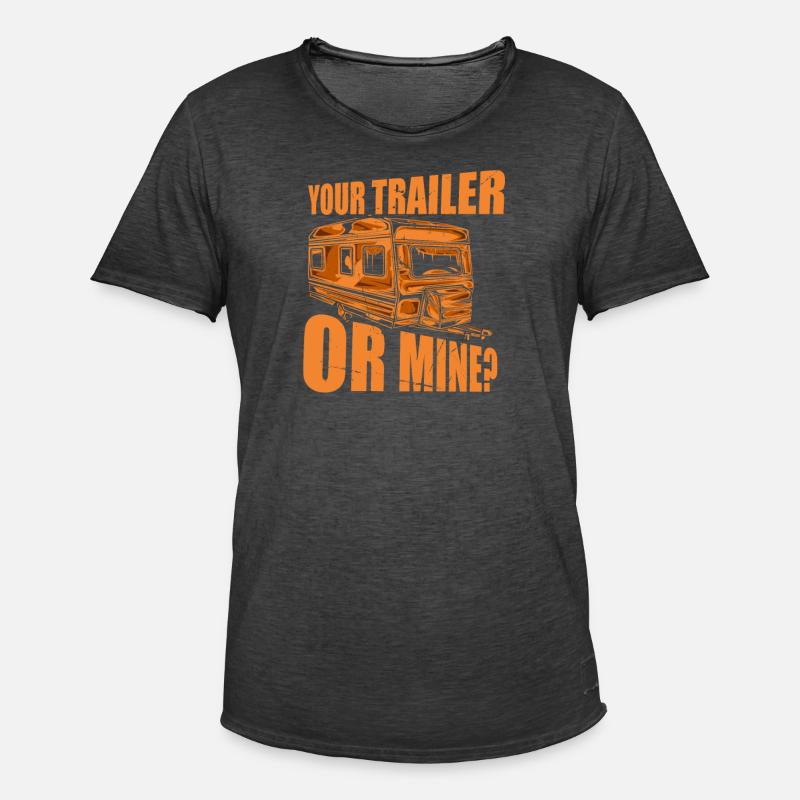 Ihr Anhänger Oder Meiner - Männer Vintage T-Shirt - Vintage Schwarz