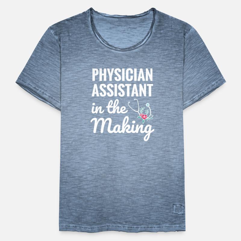 Arztassistentin Studentin Geschenk | PA-Studentin Männer Vintage T-Shirt