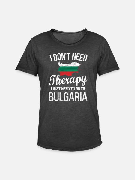 Bulgarian Bulgaria Origin Bulgarian flag - Men's Vintage T-Shirt - washed black