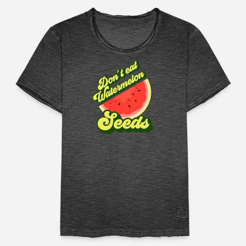 Grossesse de pastèque enceinte drôle T-shirt vintage Homme