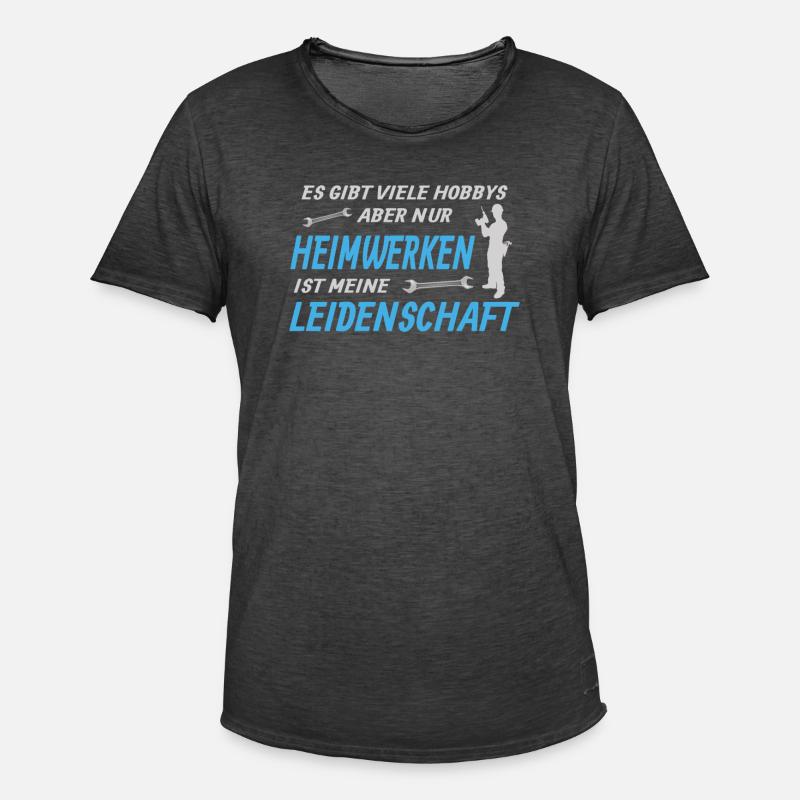 Heimwerker Geschenkidee Handwerker - Männer Vintage T-Shirt - Vintage Schwarz