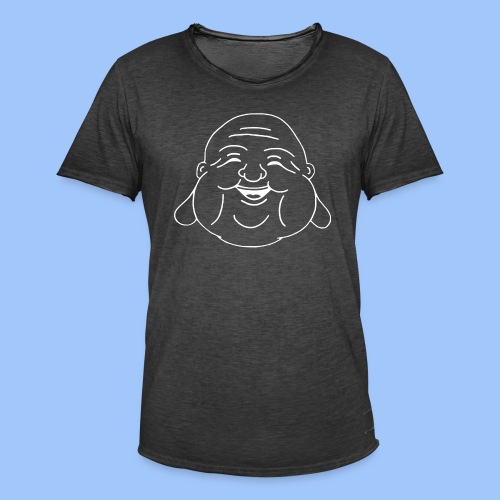 Buddha outline - Männer Vintage T-Shirt