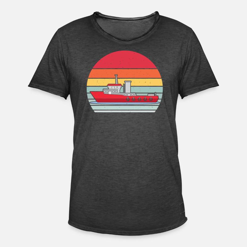 Das Boot - Männer Vintage T-Shirt - Vintage Schwarz