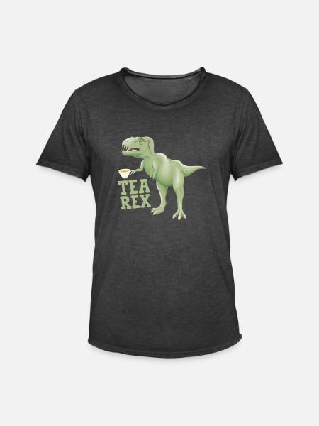 Thé Rex - T-shirt vintage Homme - noir vintage