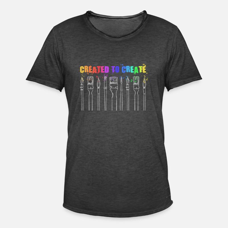 Maler Handwerker Beruf Spruch Geschenk - Männer Vintage T-Shirt - Vintage Schwarz