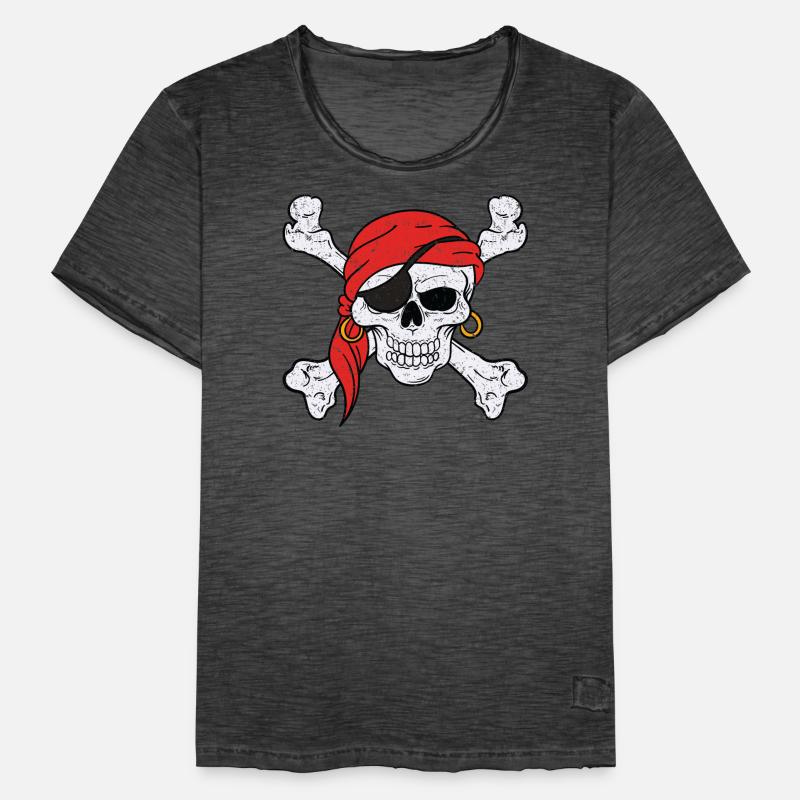 Skeleton dabbing bone pirate pirate gift Men's Vintage T-Shirt