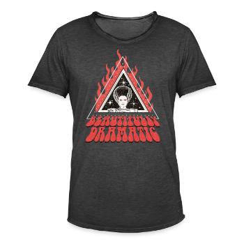 Universal Monsters Beautifully Dramatic - Männer Vintage T-Shirt - Vintage Schwarz - Vorne