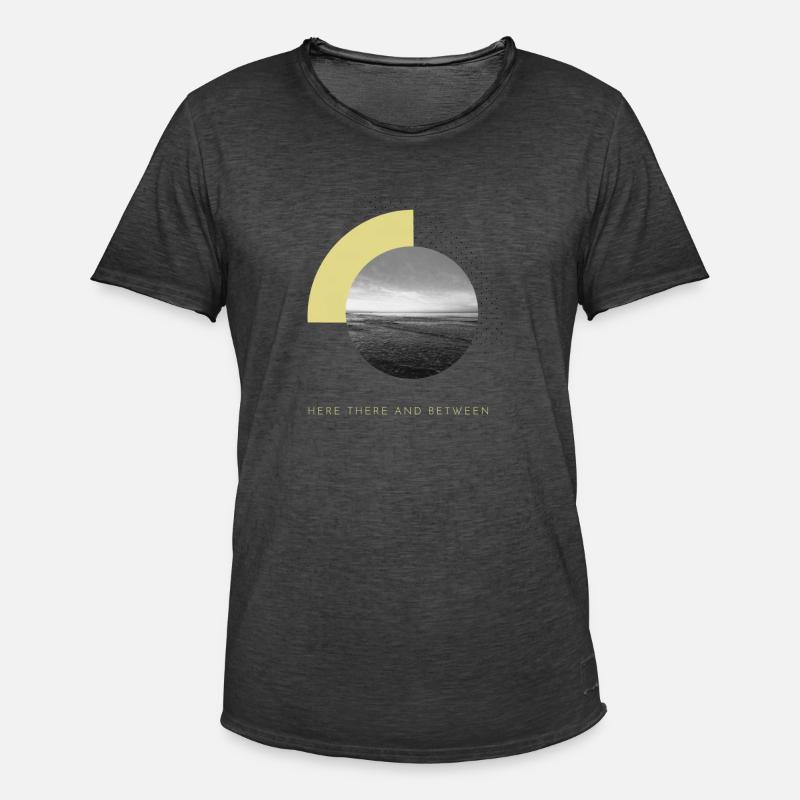 Here there and between - Ocean - Männer Vintage T-Shirt - Vintage Schwarz
