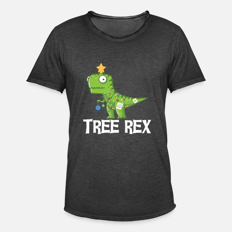 Tree Rex Tree Rex - T-shirt vintage Homme - noir vintage