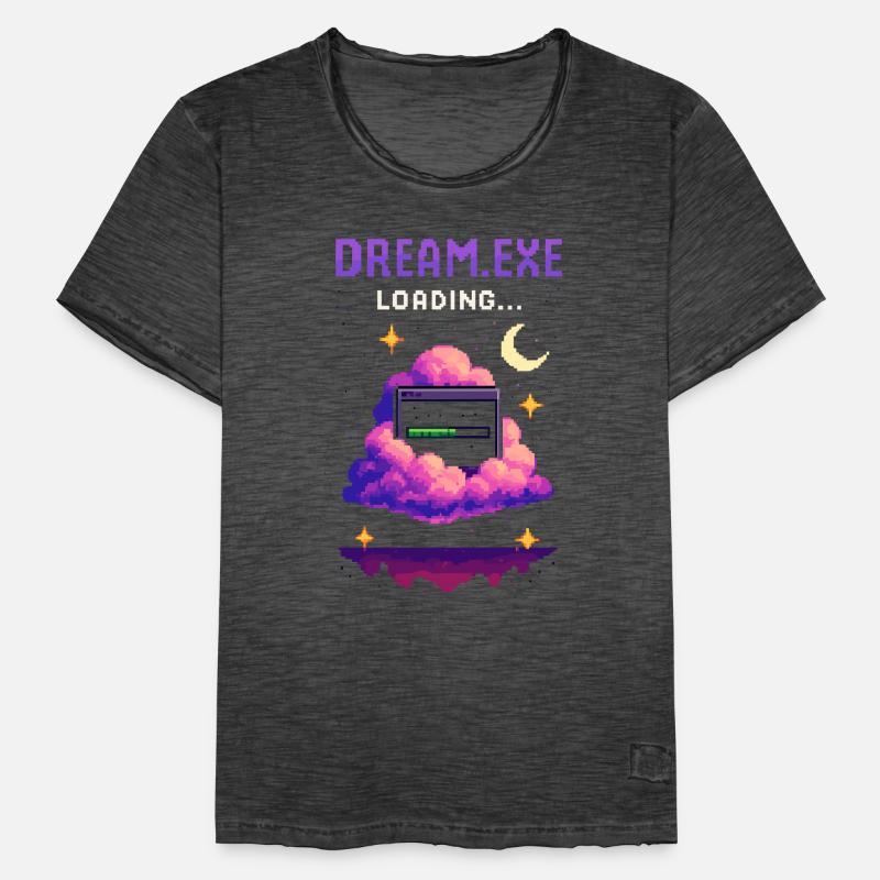 Dream.exe Loading – Enter Sleep Mode Men's Vintage T-Shirt
