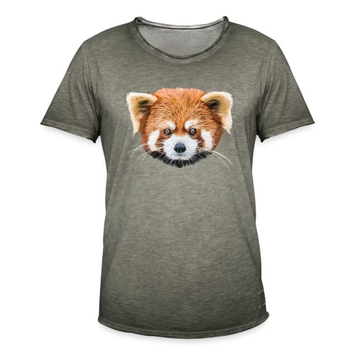 Roter Panda - Männer Vintage T-Shirt