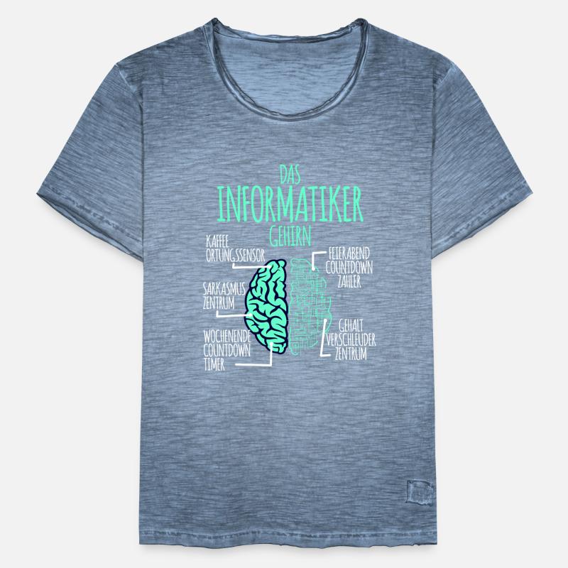 Informatiker Informatik Programmierer Nerd Geek Männer Vintage T-Shirt