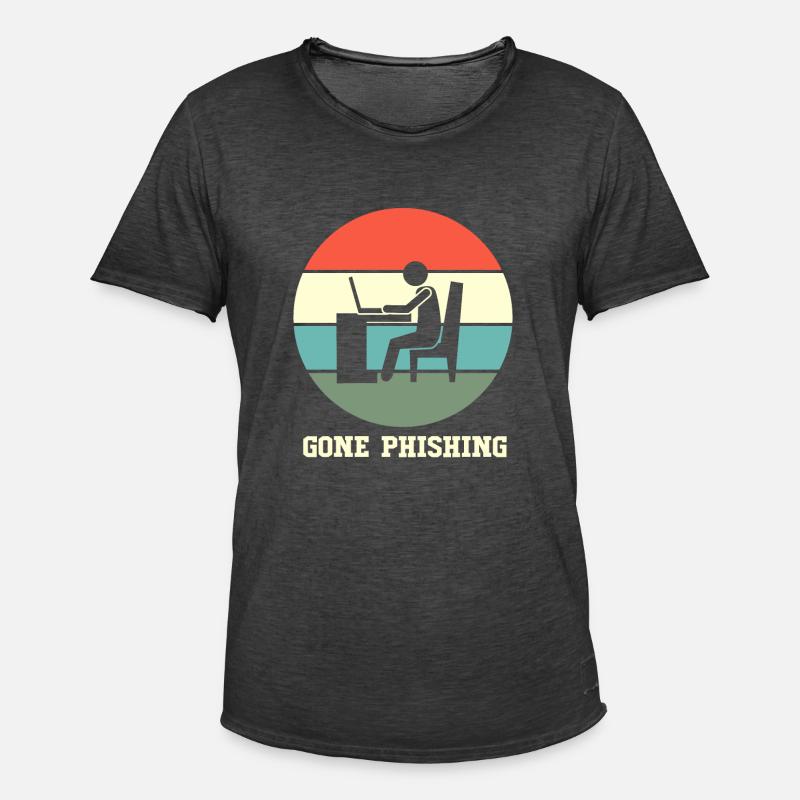 Cybersecurity Cyber Programmierer Hacker - Männer Vintage T-Shirt - Vintage Schwarz