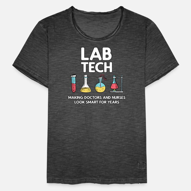 Lab Tech Laboratory technician Men's Vintage T-Shirt