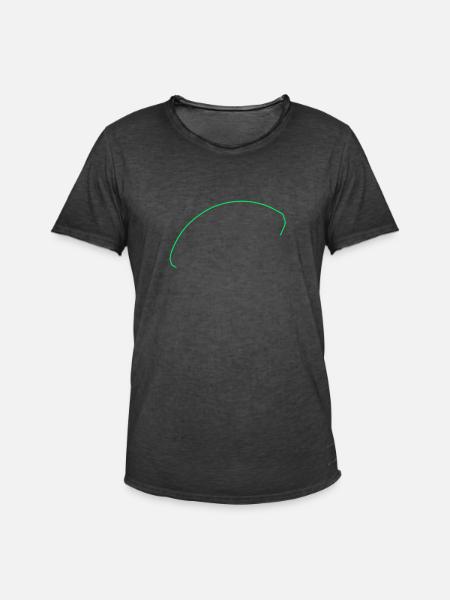 American Football - Männer Vintage T-Shirt - Vintage Schwarz