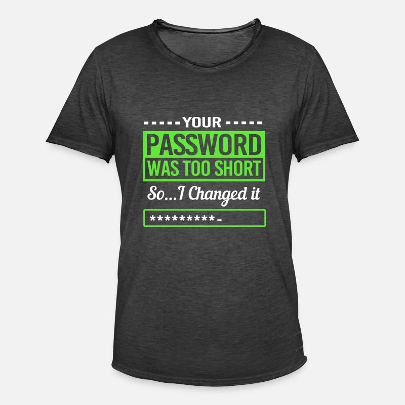 Cybersecurity Cyber Programmierer Hacker - Männer Vintage T-Shirt - Vintage Schwarz