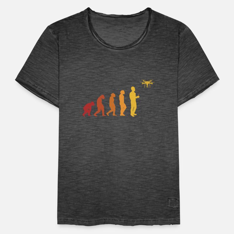Evolution Drohne Drohnenpilot Evolution Männer Vintage T-Shirt