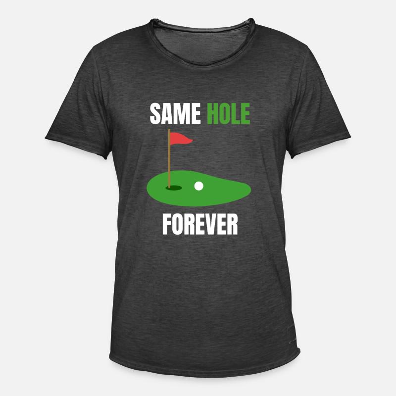 Same Hole Forever – Junggesellenabschied - Männer Vintage T-Shirt - Vintage Schwarz