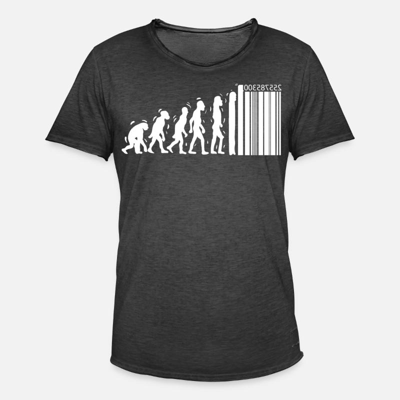 Conception unique d'évolution pour les - T-shirt vintage Homme - noir vintage