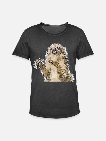 Chihuahua - Men's Vintage T-Shirt - washed black