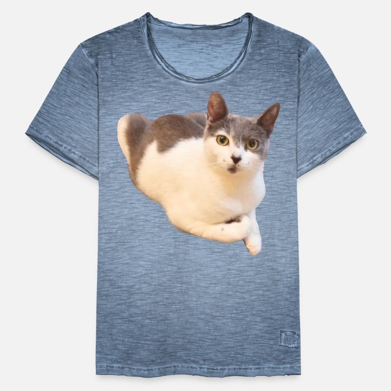 Mignon Compagnon de chat T-shirt vintage Homme