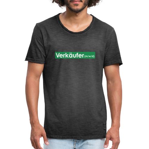 Verkäufer (m/w/d) - Männer Vintage T-Shirt