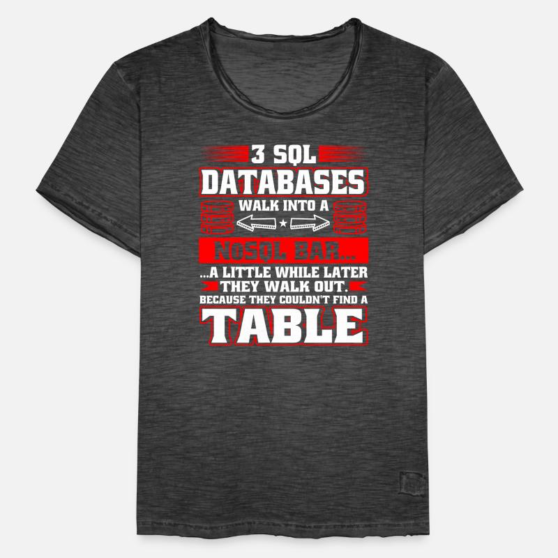 Database Administrator SQL Database Admin Männer Vintage T-Shirt