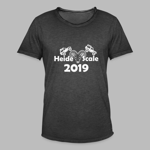 HeideScale 2019 weisser Aufdruck - Männer Vintage T-Shirt