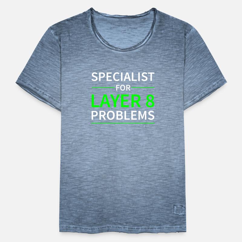 Specialist for layer 8 problems gift code Men's Vintage T-Shirt