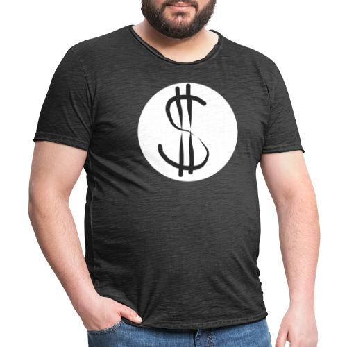 Dollar destroy - Männer Vintage T-Shirt