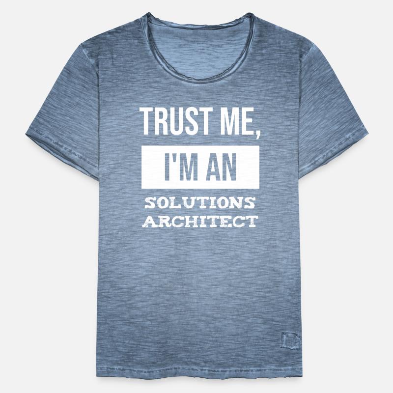 Architecte Solutions Technicien de données Informatique T-shirt vintage Homme