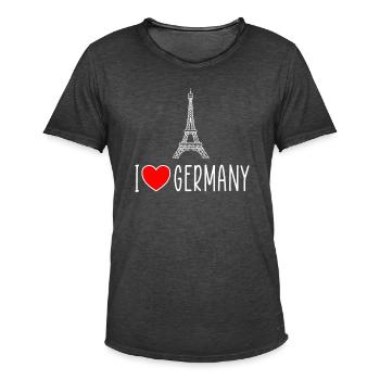 Duitsland Duitsland grappig shirt grappig shirt - Mannen Vintage T-shirt - vintage zwart - Voor