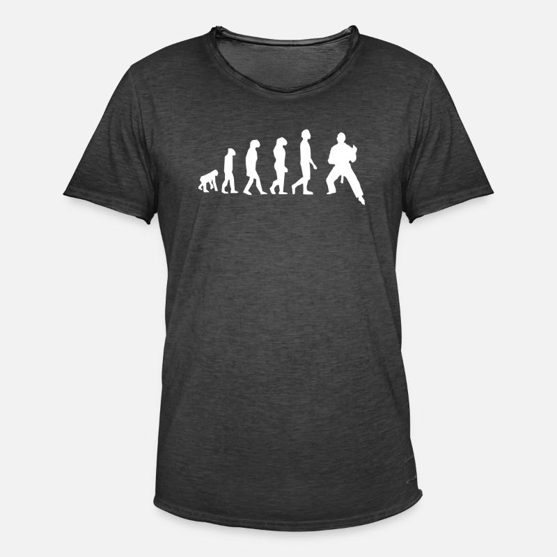 Evolution der Kampfkünste - Männer Vintage T-Shirt - Vintage Schwarz