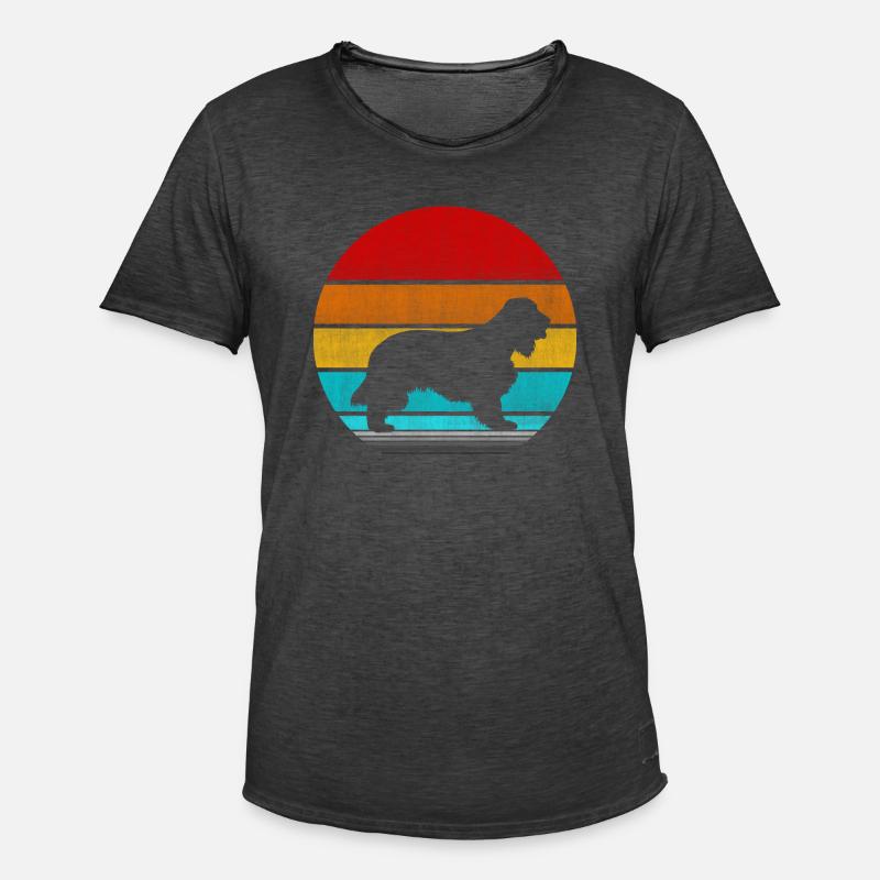 Cocker Spaniel - Männer Vintage T-Shirt - Vintage Schwarz