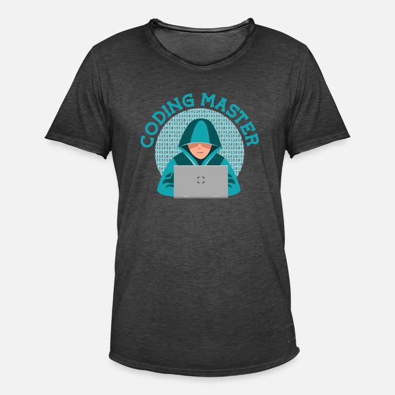 Programmierer Coder Software Entwickler - Männer Vintage T-Shirt - Vintage Schwarz