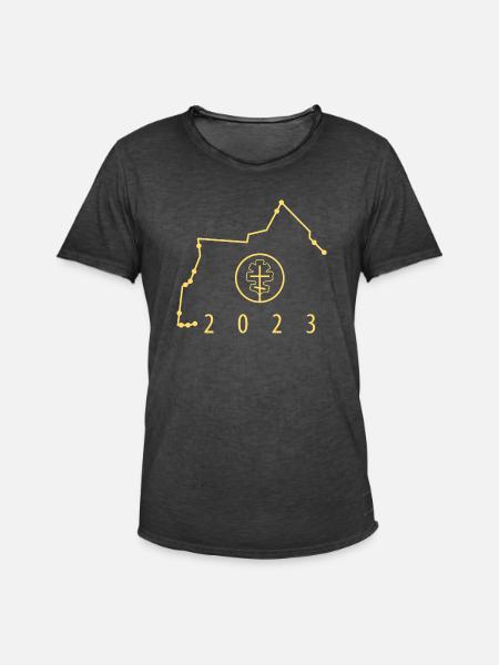 Holy path - Männer Vintage T-Shirt - Vintage Schwarz