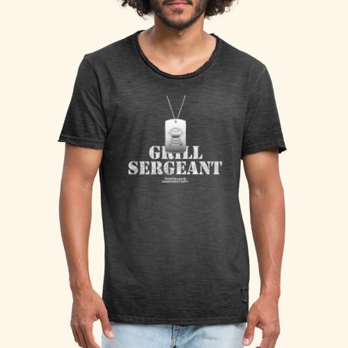 Grill Sergeant Hundemarke - Männer Vintage T-Shirt