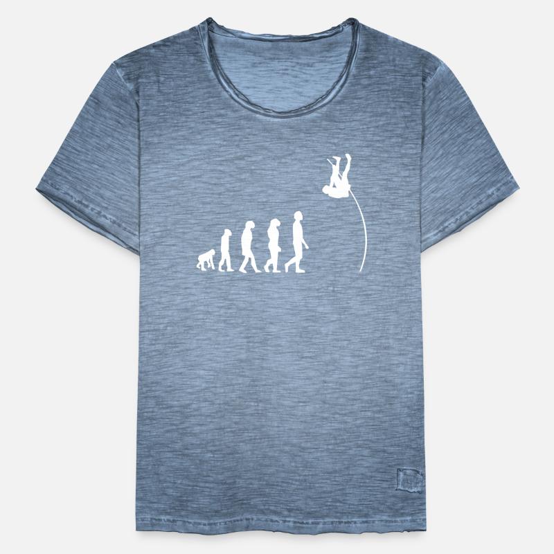 Pole vault evolution Men's Vintage T-Shirt