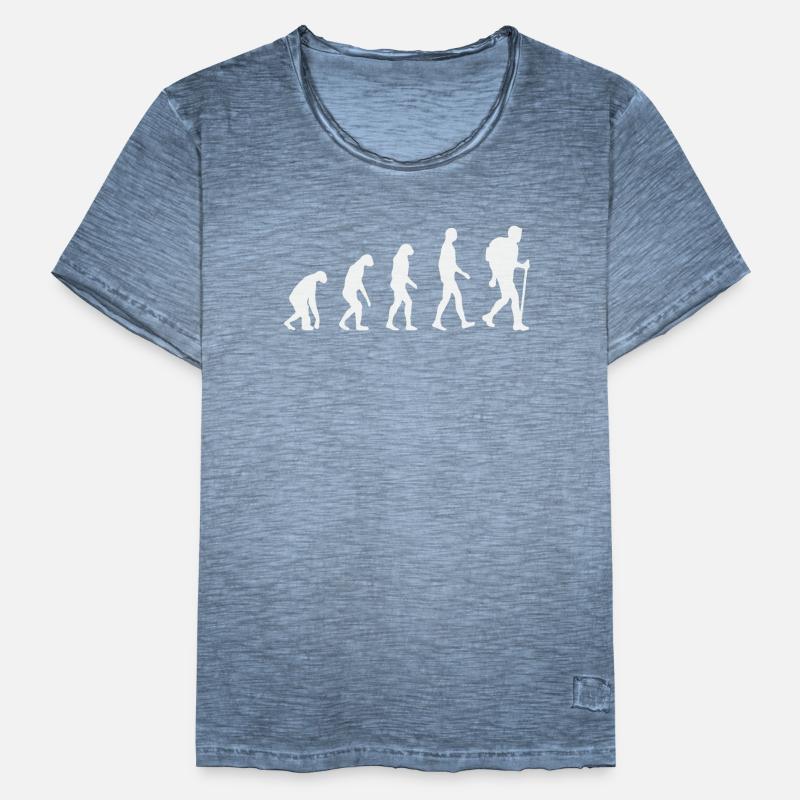 Evolution de la randonnée T-shirt vintage Homme
