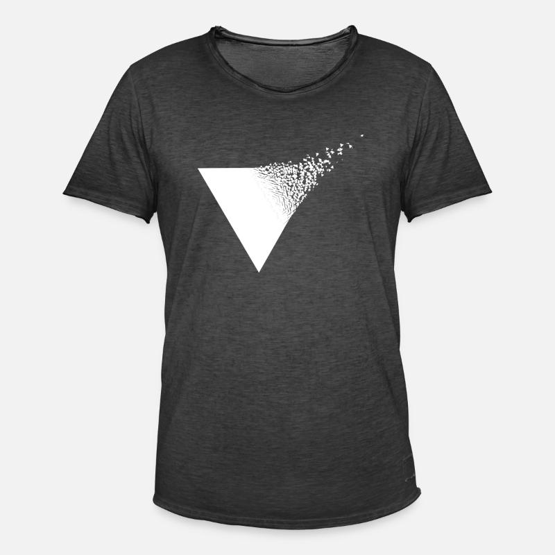 Basic Logo - Männer Vintage T-Shirt - Vintage Schwarz