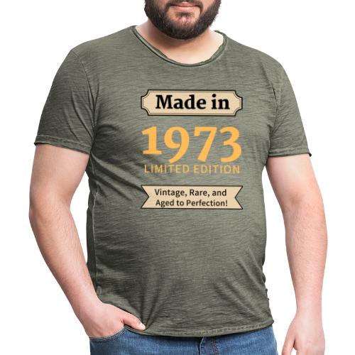 1973 50 åring - Vintage-T-skjorte for menn